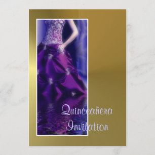 Quinceañera Uitnodiging Quinceanera
