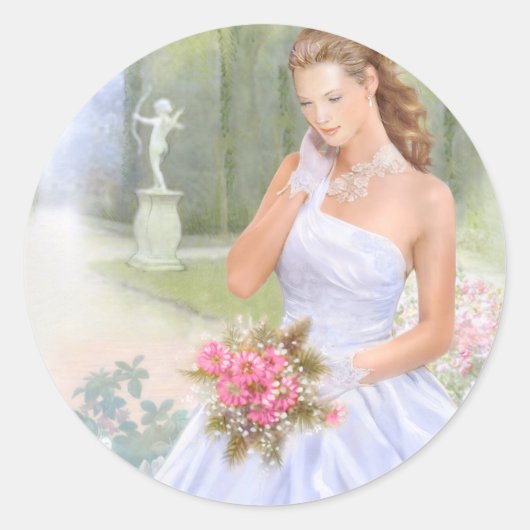 Quinceanera-uitnodiging Ronde Sticker (Voorkant)
