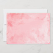 Quinceanera Uitnodiging Spaans Heet Roze Goud (Achterkant)