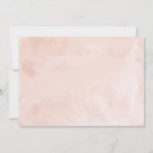 Quinceanera uitnodiging Spaanse Blush Gouden Folie (Achterkant)