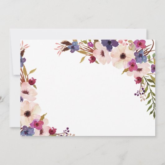 Quinceanera Uitnodiging tot Afbeelding (Achterkant)