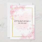 Quinceañera uitnodiging, Zoete 15 uitnodiging (Achterkant)