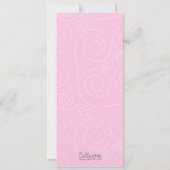 Quinceanera-uitnodigingen (ticketstijl met foto) kaart (Achterkant)