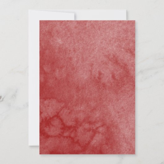 Quinceanera Uitnodigingen Vlinder Rood Spaans  (Achterkant)