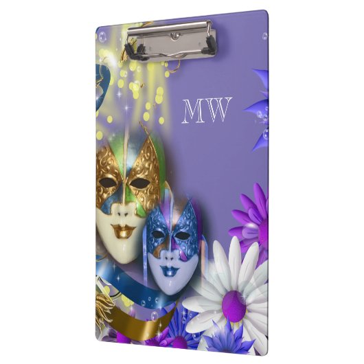 Quinceanera Venetiaanse maskers van de maskerade Klembord (Links)