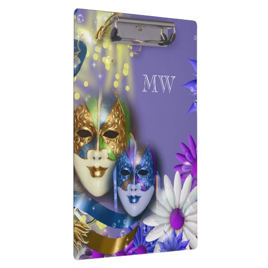 Quinceanera Venetiaanse maskers van de maskerade Klembord (Rechts)