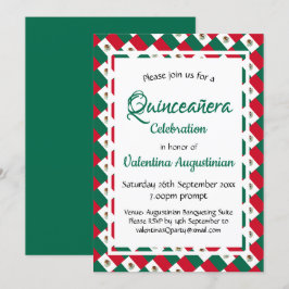 Quinceañera Verjaardag Mexico Gepersonaliseerd Kaart