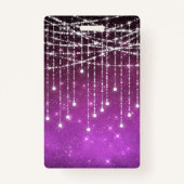 Quinceanera Verjaardag Uitnodigingen, Sweet 16 Uit Badge (Achterkant)