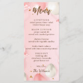 Quinceañera Viering Bewerkbaar Menu (Voorkant)