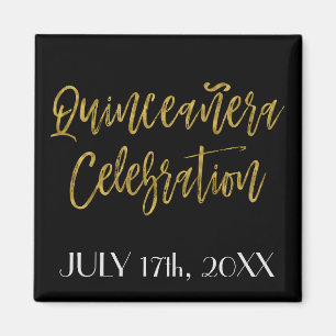 Quinceanera Viering Save the Date Magnet