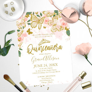 Quinceanera Vlinder Uitnodiging Nederlandse Formul