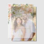 Quinceanera vlinder uitnodiging Spaanse tekst (Offset (Koppel))