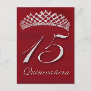 Quinceañera voor de 15e verjaardag briefkaart