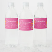 Quinceanera Waterfles Waterfles Etiket (Flessen)