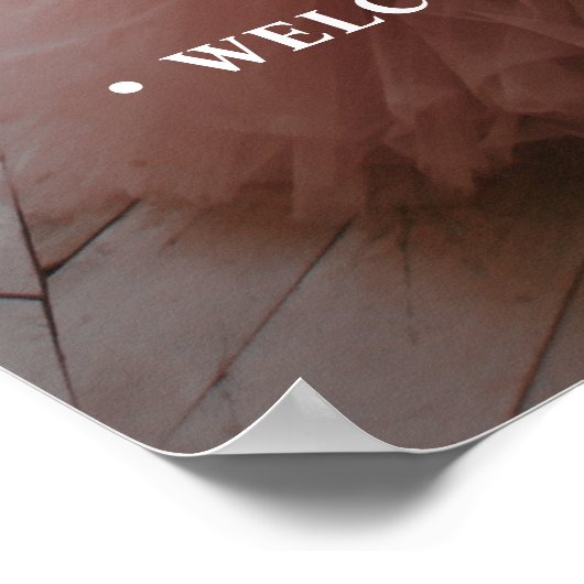 Quinceañera Welkom Mis XV Foto 15e verjaardag Poster (Hoek)