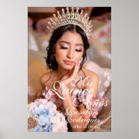 Quinceanera welkomstscript foto 15e verjaardag