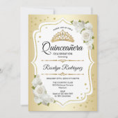 Quinceanera - White Gold Kaart (Voorkant)