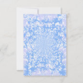 Quinceañera Winter Wonderland Save the Date Kaart (Achterkant)