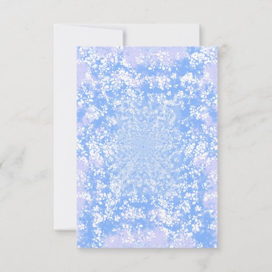 Quinceañera Winter Wonderland Save the Date Kaart (Achterkant)