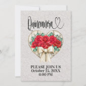 Quinceanera - Zie Achteruitnodiging Kaart (Voorkant)