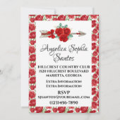 Quinceanera - Zie Achteruitnodiging Kaart (Achterkant)