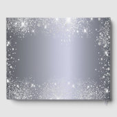 Quinceanera zilverwitte jurk ter nagedachtenis gastenboek (Achterkant)