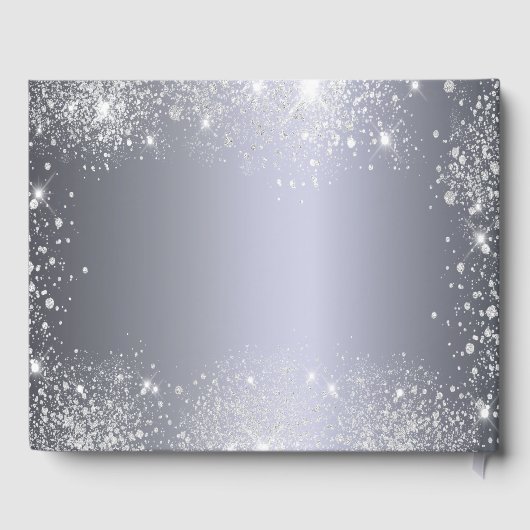 Quinceanera zilverwitte jurk ter nagedachtenis gastenboek (Achterkant)