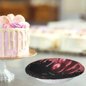 Quinceanera zwarte rode glitter ballonnen papieren kommen