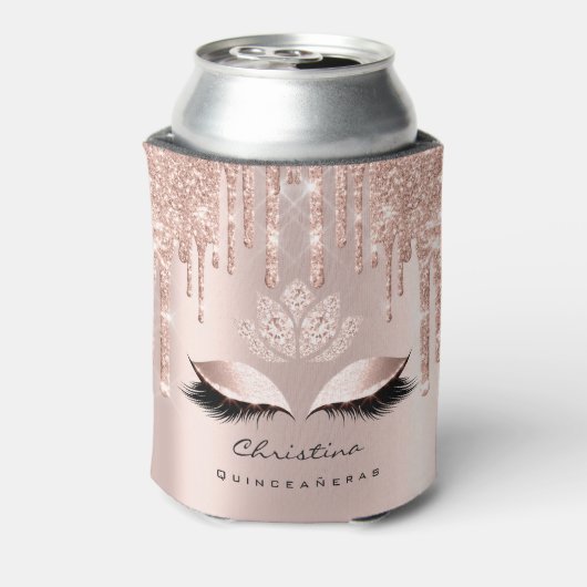 Quinceañeras Sweet 16th 15th Bridal Sparkly Diamod Blikjeskoeler (Blikje Achterkant)