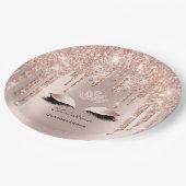 Quinceañeras Sweet 16th 15th Bridal Sparkly Diamod Papieren Bordje (Gekanteld)