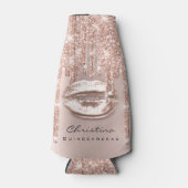 Quinceañeras Sweet 16th 15th Bridal Sparkly Kiss Flesjeskoeler (Voorkant)