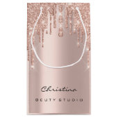 Quinceañeras Sweet 16th Bridal Makeup Lashes Favor Klein Cadeauzakje (Achterkant)