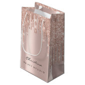 Quinceañeras Sweet 16th Bridal Makeup Lashes Favor Klein Cadeauzakje (Achterkant Gekanteld)