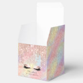 Quinceañeras Sweet 16th Bridal Roos Drip Holograaf Bedankdoosjes (Geopend)