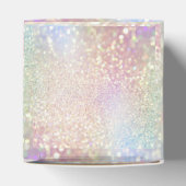 Quinceañeras Sweet 16th Bridal Roos Holographic Bedankdoosjes (Bovenkant)