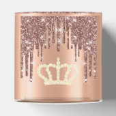 Quinceañeras Sweet 16th Bridal Roos Kami Royal Bedankdoosjes (Bovenkant)