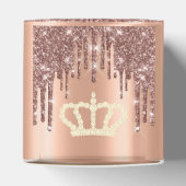 Quinceañeras Sweet 16th Bridal Roos Keya Bedankdoosjes (Bovenkant)