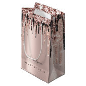 Quinceañeras Sweet 16th Bridal Wedding Cosmetics Klein Cadeauzakje (Voorkant Gekanteld)