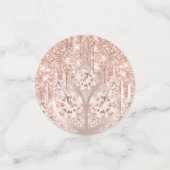 Quinceañeras Sweet 16th Roos Spark Glitter Lotus Confetti (Kleine voorkant)