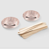 Quinceañeras Sweet 16th Vrijgezellenfeest Roos Spa Handwaaier (Niet-gemonteerd)