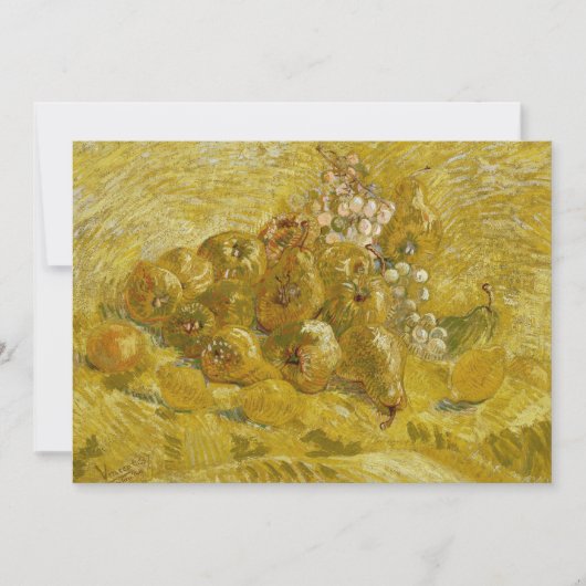 Quinces, citroenen, peren, druiven | Vincent van G (Voorkant)