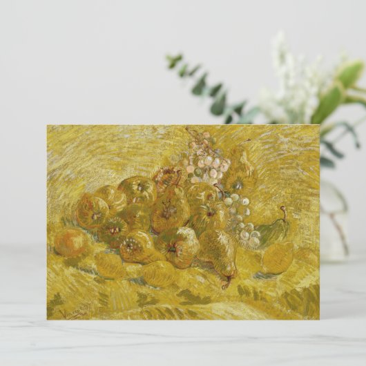 Quinces, citroenen, peren, druiven | Vincent van G (Staand voorkant)