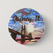 Quincy Bridge Sunset Button (Voorkant)