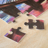 Quincy Bridge Sunset Puzzle Legpuzzel (Zijkant)