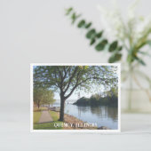 Quincy, Illinois, aan de Mississippi Briefkaart (Staand voorkant)