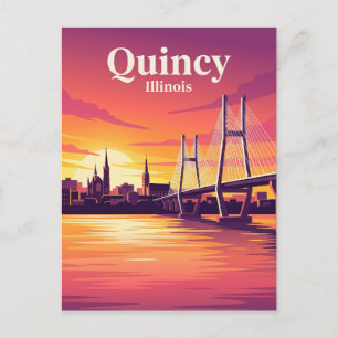 Quincy Illinois Briefkaart