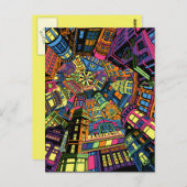 Quincy Illinois Historic District Briefkaart (Voorkant / Achterkant)