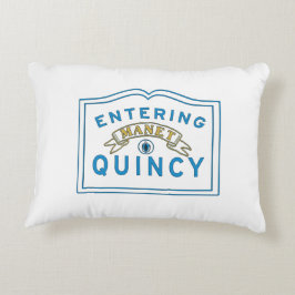 Quincy MA motto Accent Pillow Kussen