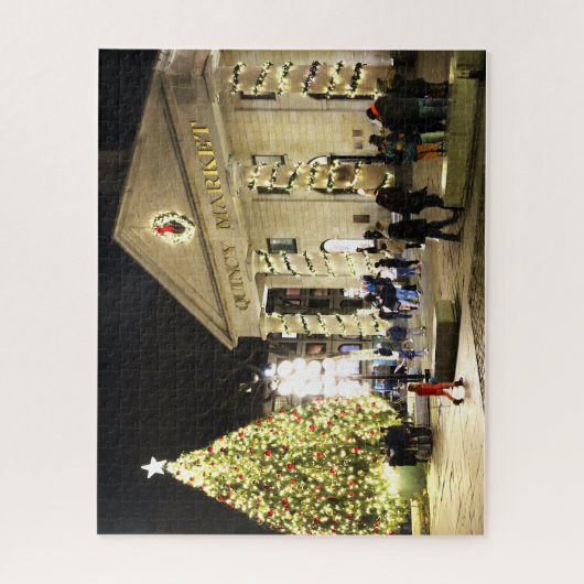 Quincy Market Holiday Lights Legpuzzel (Verticaal)