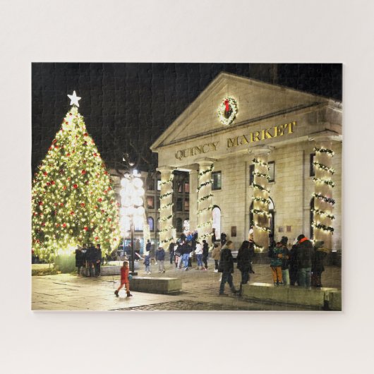 Quincy Market Holiday Lights Legpuzzel (Horizontaal)